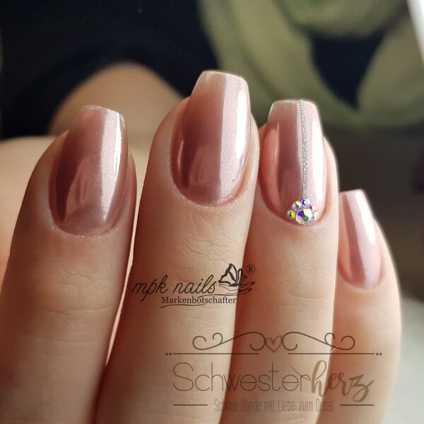 MPK Nails® Chrome Pigment Ballet Slipper