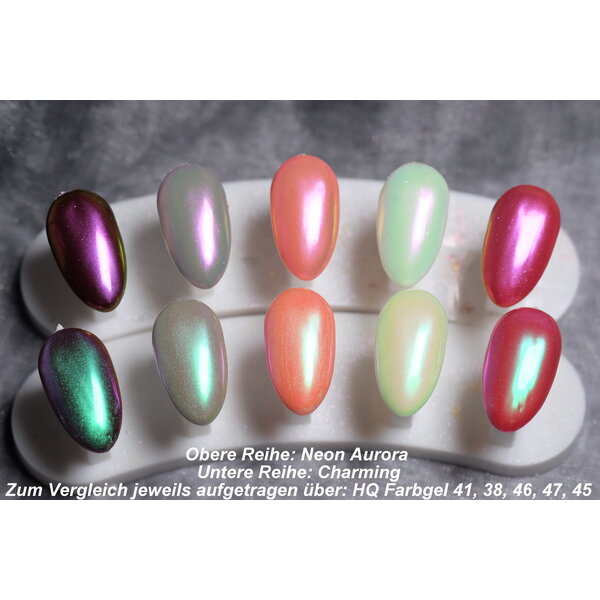 MPK Nails® Chrome Pigment Neon Aurora