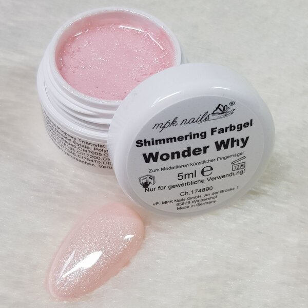 MPK Nails® Shimmering Farbgel Wonder Why