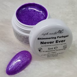 Shimmering Farbgel Never Ever