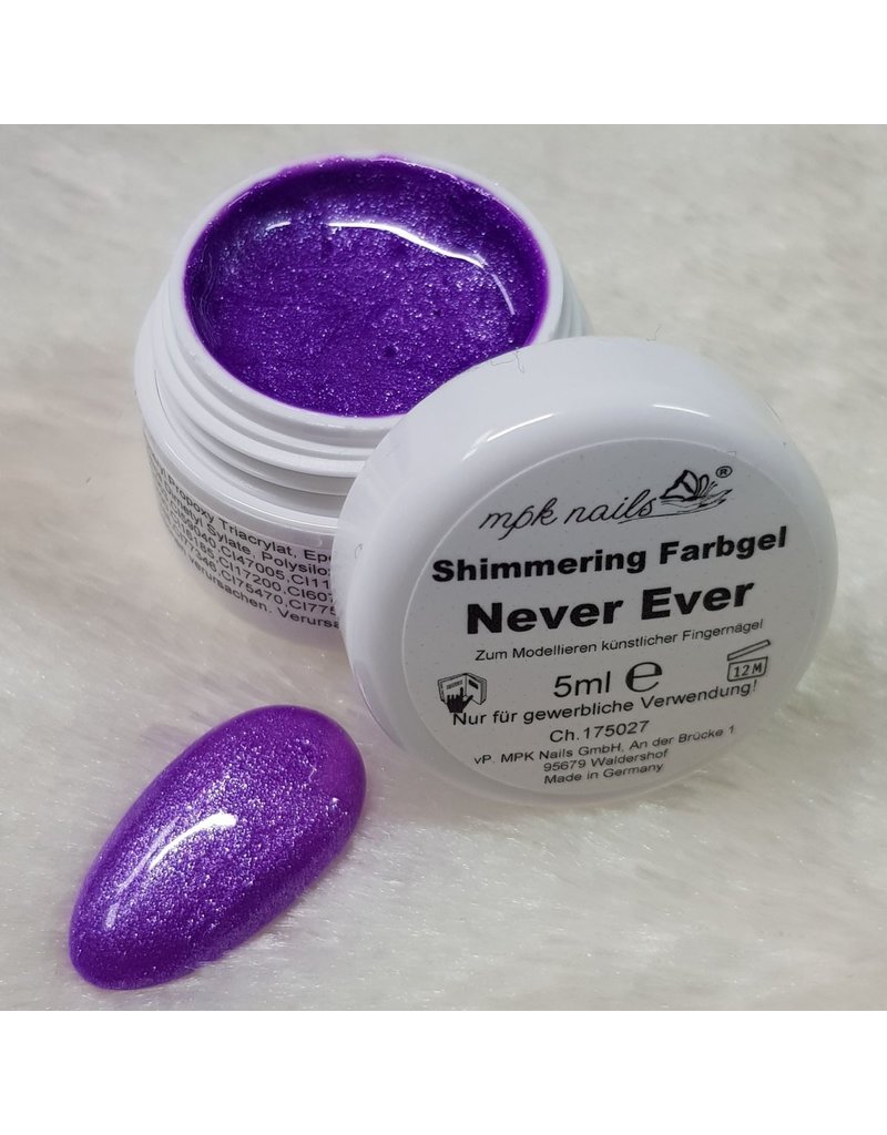 Shimmering Farbgel Never Ever