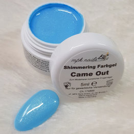 Shimmering Farbgel Came Out