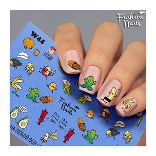 Nail Wraps Weisse Tresse W44