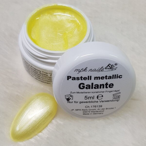 MPK Nails® Farbgel Pastell Metallic 5ml Galante
