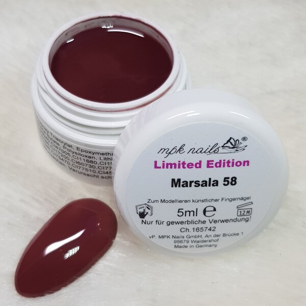MPK Nails® Farbgel Marsala - Limited Edition