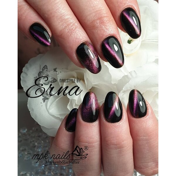 5D Cat Eye Farbgel Enigmatic Pink semi-opak