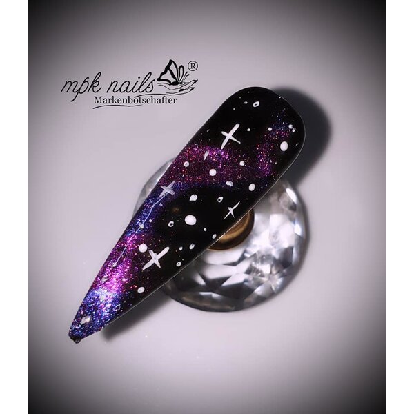 MPK Nails® 5D Cat Eye Farbgel Enigmatic Purple semi-opak