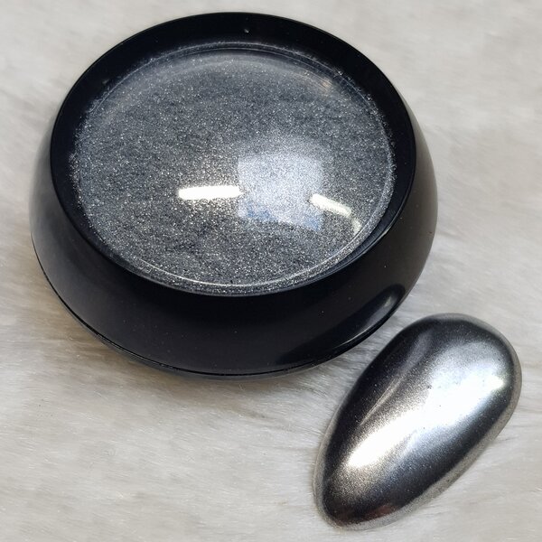 MPK Nails® Finest Chrome Pigment Shining Silver