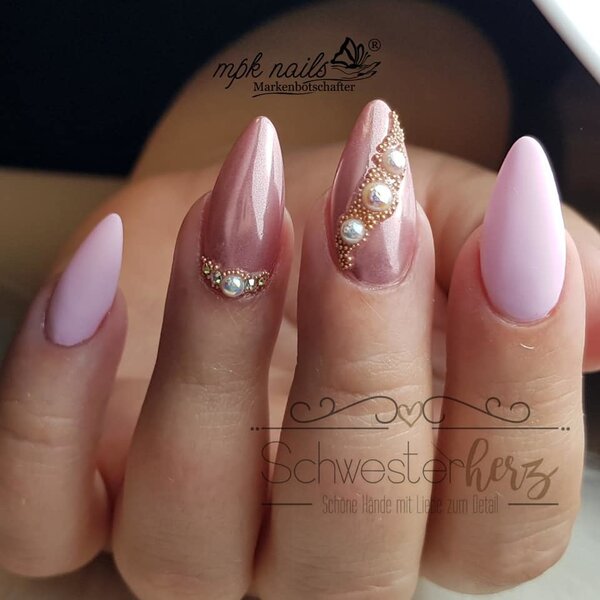 MPK Nails® Chrome Pigment Ballet Slipper