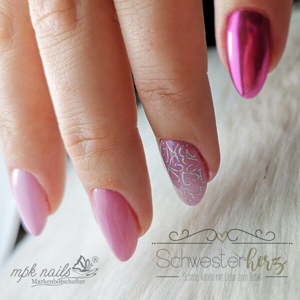 MPK Nails® Chrome Pigment Pretty Pink
