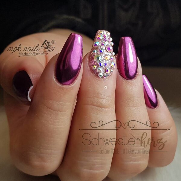 MPK Nails® Chrome Pigment Pretty Pink