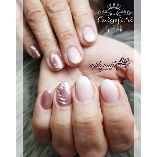 MPK Nails® Chrome Pigment Ballet Slipper