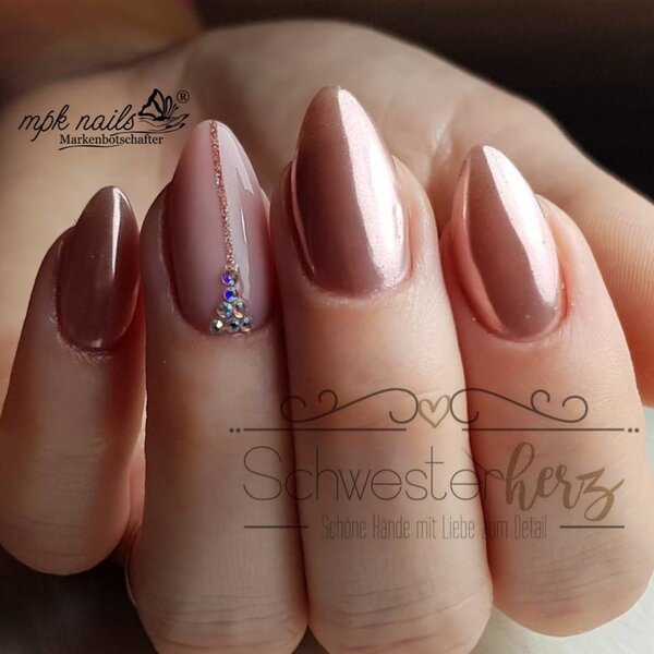 MPK Nails® Chrome Pigment Ballet Slipper