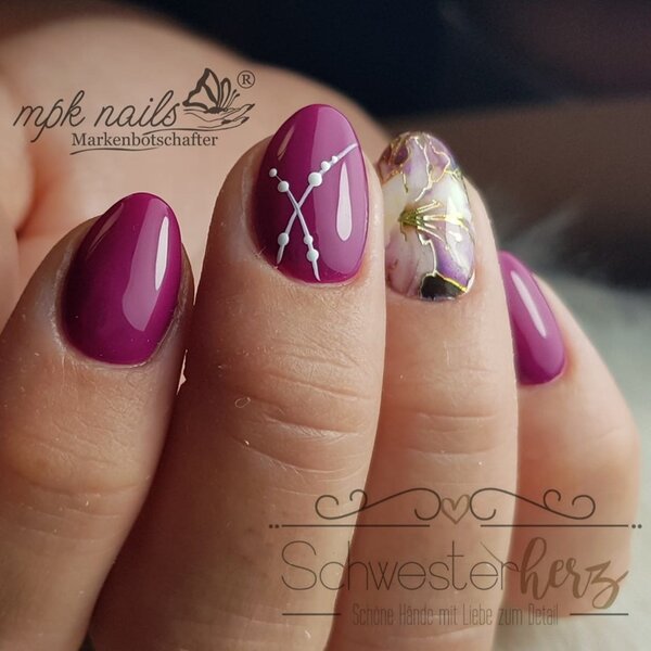 Fashion Nails Nail Wraps metallic m76