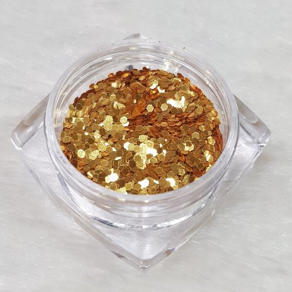 MPK Nails® Nail Art Glitter Pailletten Shiny Gold #31