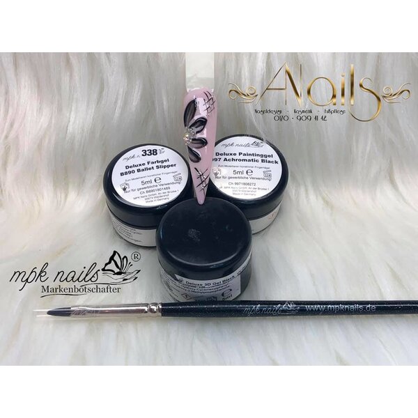 MPK Nails® Deluxe 3D Gel schwarz