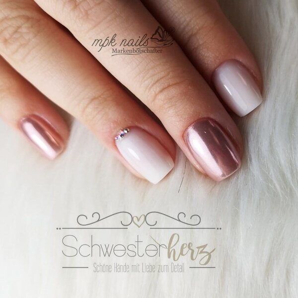MPK Nails® Chrome Pigment Ballet Slipper