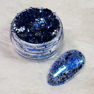 Chrome Flakes Silver Sea