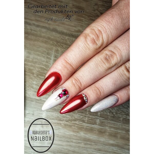 MPK Nails® Finest Chrome Pigment Rouge Red