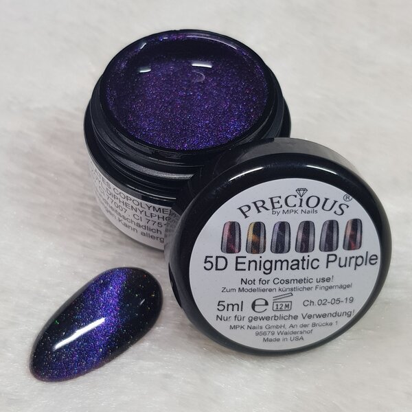 MPK Nails® 5D Cat Eye Farbgel Enigmatic Purple semi-opak