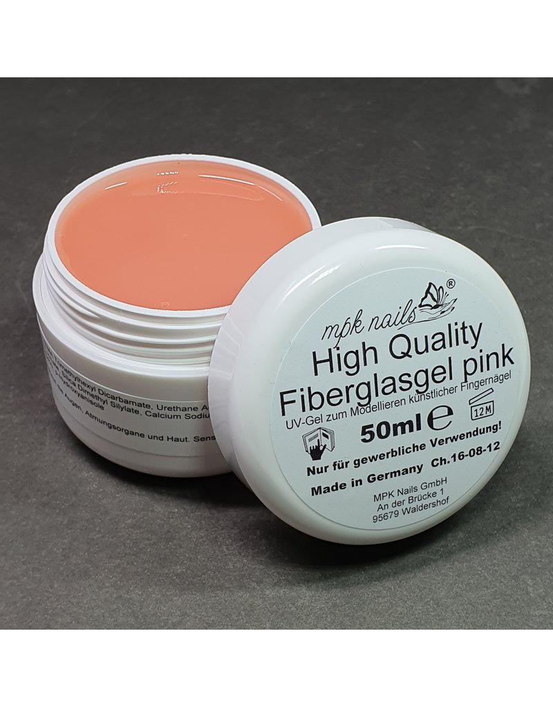 HQ Fiberglasgel klar und pink