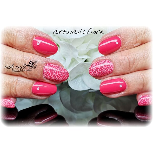 MPK Nails® Stamping Lack 10ml 10 Rosa