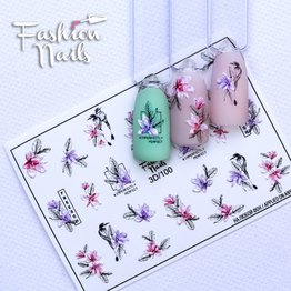 Nail Wraps 3D-100