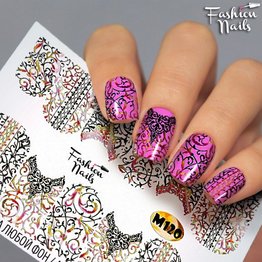 Nail Wraps metallic