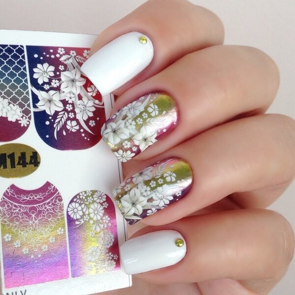 Fashion Nails Nail Wraps metallic