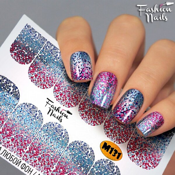 Fashion Nails Nail Wraps metallic