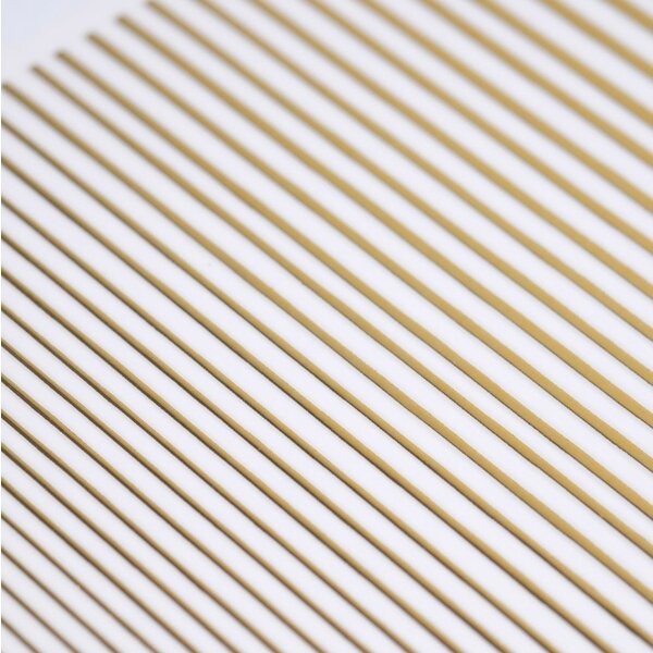 Metallic Nail Sticker Stripes gold