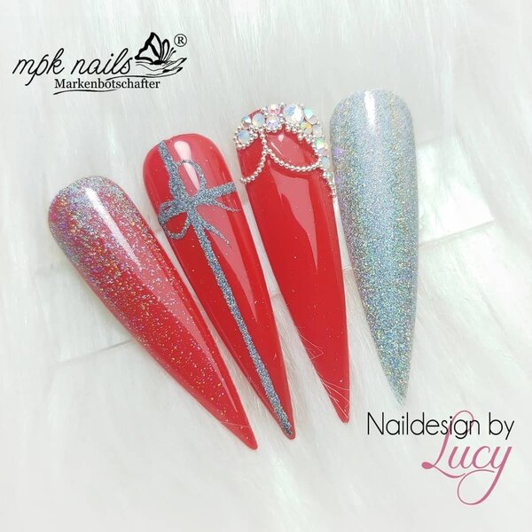 MPK Nails® Holographic Pigment Silver