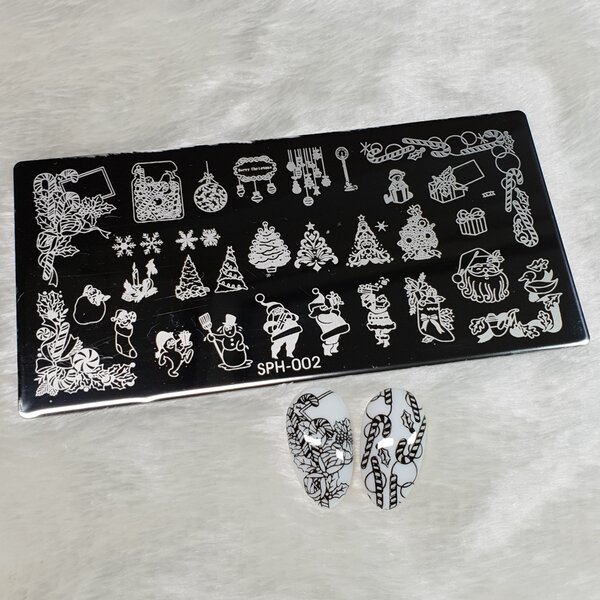 MPK Nails® Stamping Schablone SPH-002