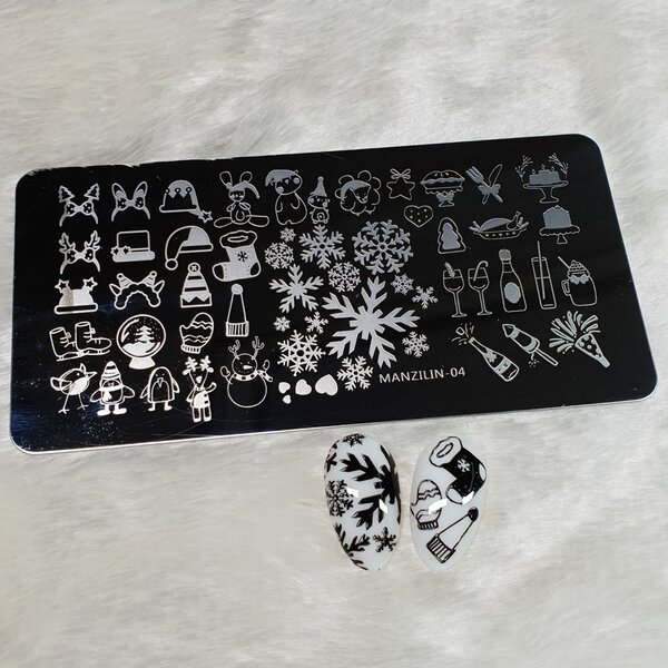 MPK Nails® Stamping Schablone MANZ-04