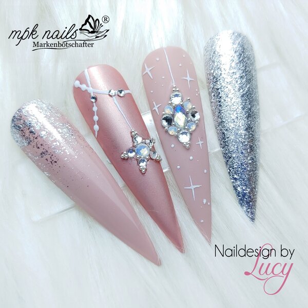 MPK Nails® Chrome Pigment Ballet Slipper