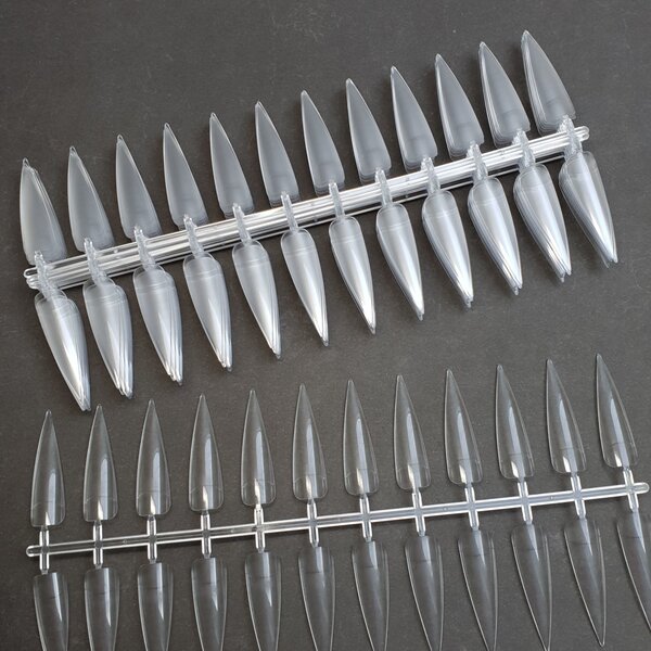MPK Nails® 220x Mustertips Stiletto - klar