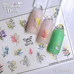 Nail Wraps 3D 112