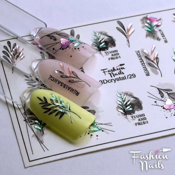 Fashion Nails Nail Wraps 3DC 29