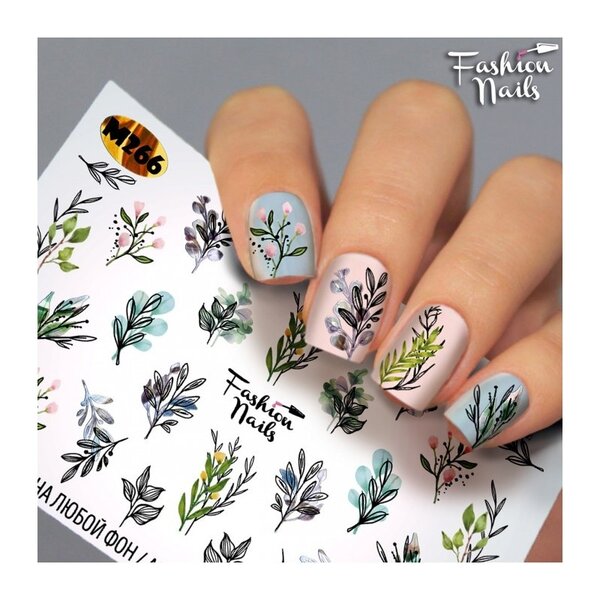 Fashion Nails Nail Wraps metallic m266