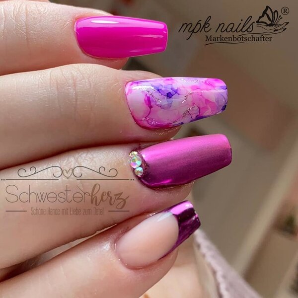 MPK Nails® Chrome Pigment Pretty Pink