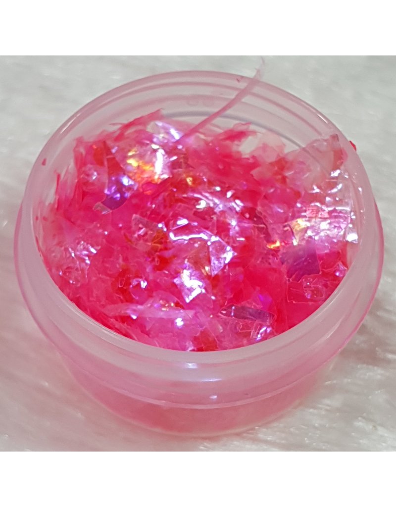 Nail Art Glitter Flakes 08 - Pink