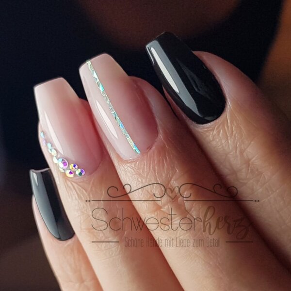 MPK Nails® Nailart Zierstreifen Holo Silber