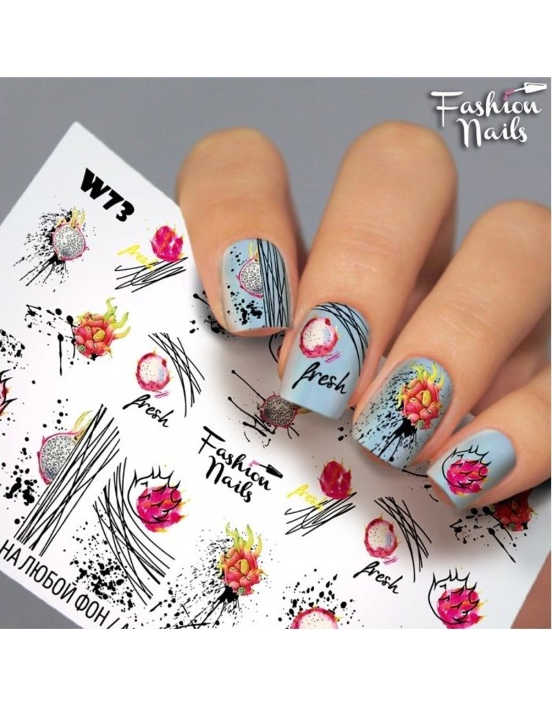 Nail Wraps Weisse Tresse W73