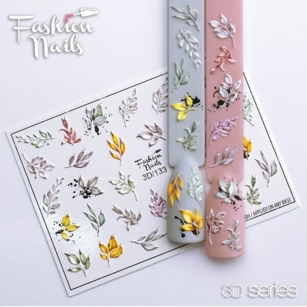 Fashion Nails Nail Wraps 3D 133