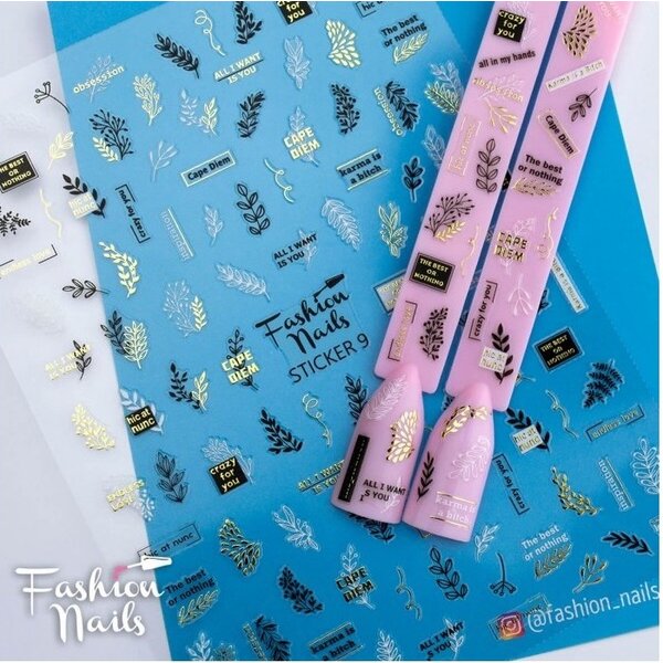 Fashion Nails Fashion Nail Sticker ST09