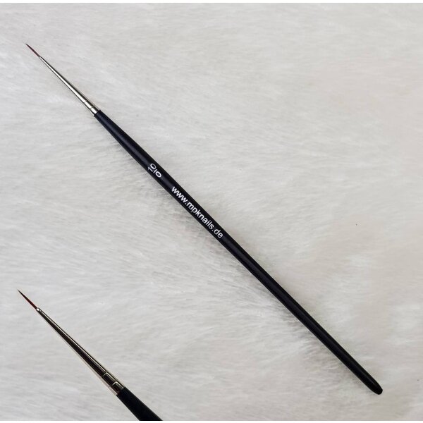 MPK Nails® Liner extra fein Toray rot, #10/0, mit Logo