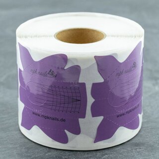 40 Modellier Schablonen - Purple Butterfly