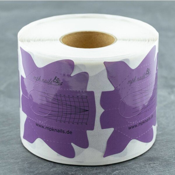 MPK Nails® 40 Modellier Schablonen - Purple Butterfly