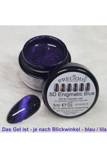 5D Cat Eye Farbgel Enigmatic Blue semi-opak