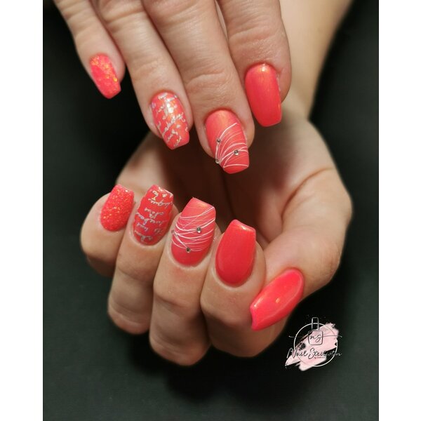 MPK Nails® Basic Farbgel 64 Bombe Red Gold